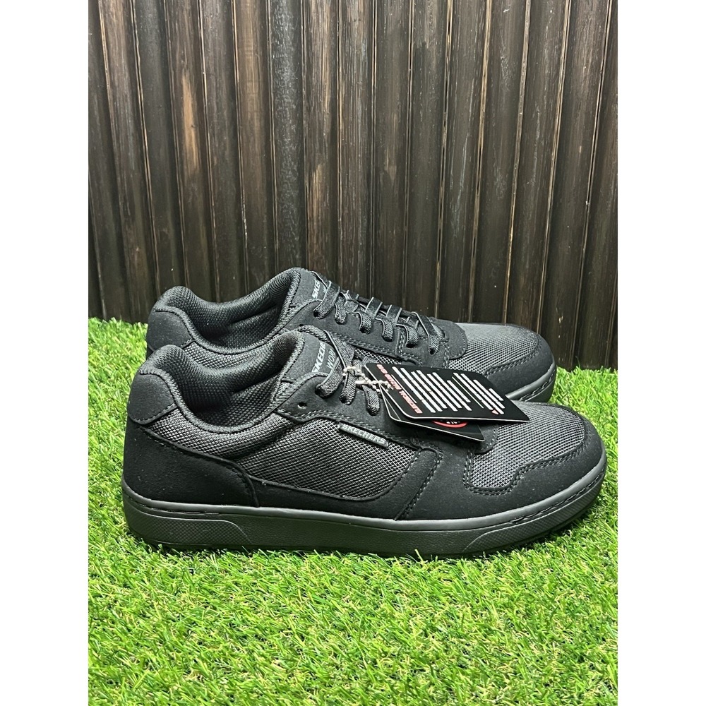 Size 7.5 - Skechers Mens Work Relaxed Fit Watab Shred Treads Athletic Work Shoes